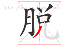 脱字的第10画:丿,撇